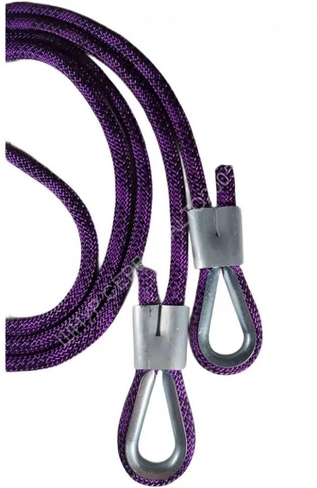 Усы самостраховки из веревки д.14 мм длина 2 метра Усы самостраховки из веревки д.14 мм длина 2 метра